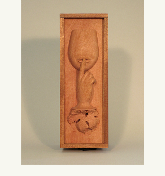 Winesong Box, carved by Paul Reiber