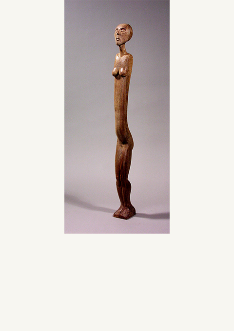 Ancestor #2, sculpture by wood carver Paul Reiber