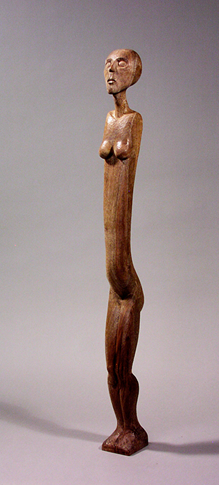 Ancestor #2, sculpture by wood carver Paul Reiber